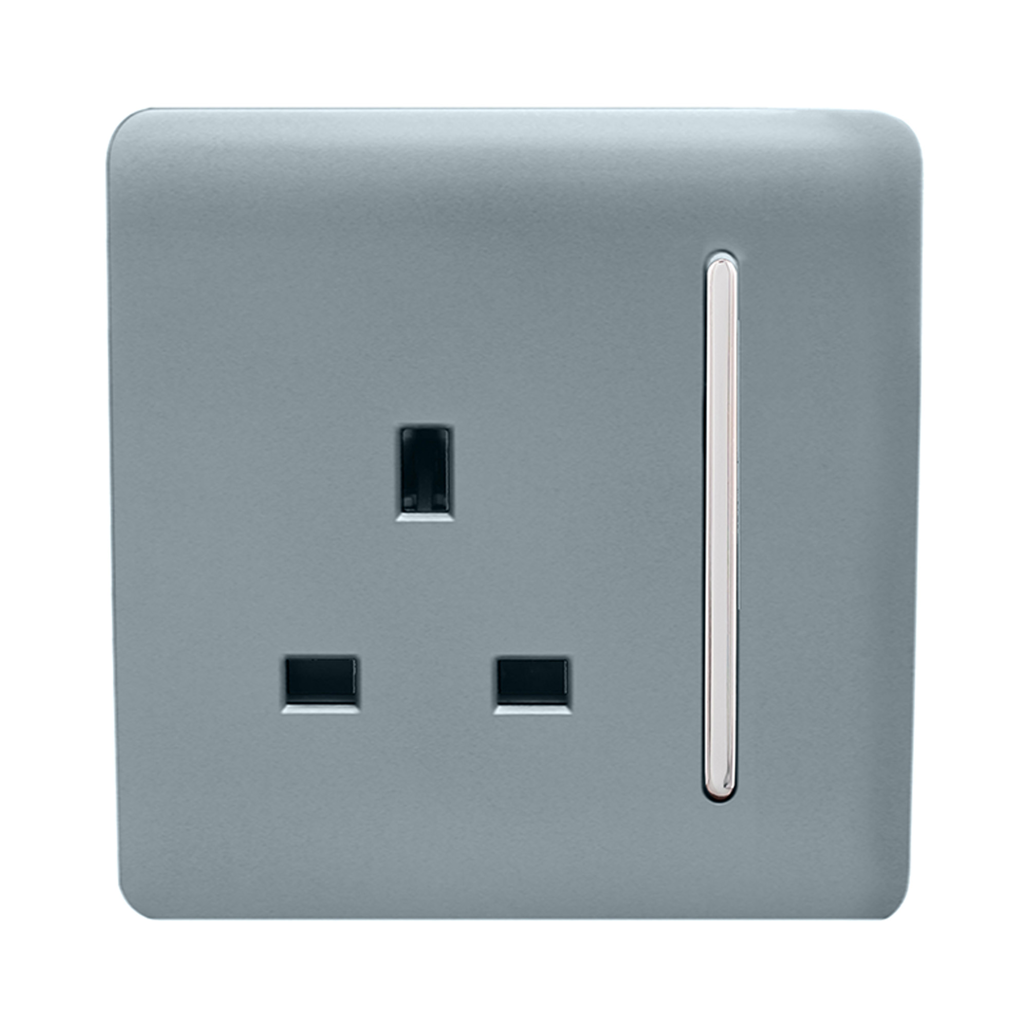 ART-SKT13CG  1 Gang 13Amp Switched Single Socket Cool Grey